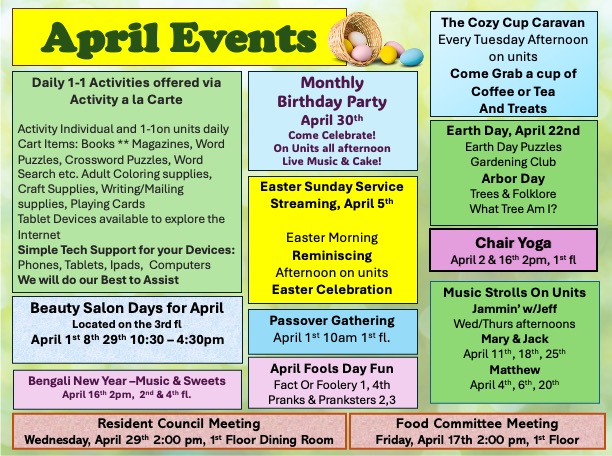 Elevator Flier April 2026